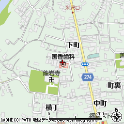 岩手県二戸市福岡裏小路6周辺の地図