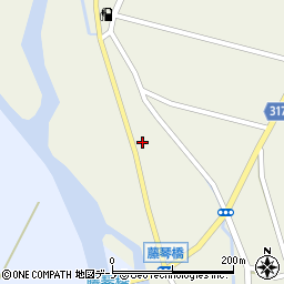 秋田県山本郡藤里町藤琴町尻周辺の地図
