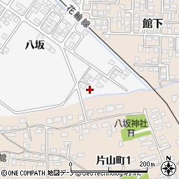 秋田県大館市片山八坂46-8周辺の地図