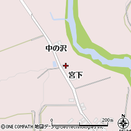 秋田県大館市早口宮下27周辺の地図