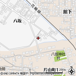 秋田県大館市片山八坂46-10周辺の地図