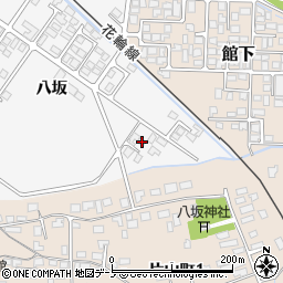 秋田県大館市片山八坂46-6周辺の地図