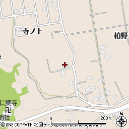 秋田県鹿角市十和田毛馬内（寺ノ上）周辺の地図