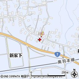 大館川口郵便局周辺の地図