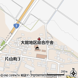 秋田県職員労働組合大館支部周辺の地図