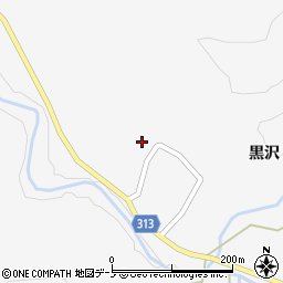 秋田県大館市雪沢黒沢29-2周辺の地図