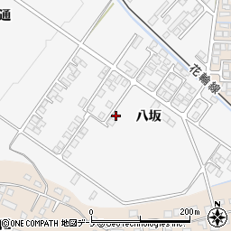 秋田県大館市片山八坂25-15周辺の地図
