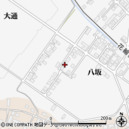 秋田県大館市片山八坂24-7周辺の地図