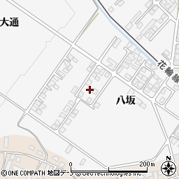 秋田県大館市片山八坂25-4周辺の地図