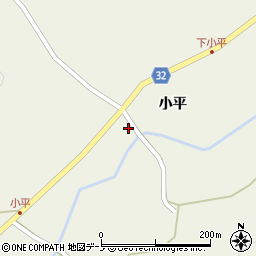 岩手県二戸市上斗米小平43-2周辺の地図