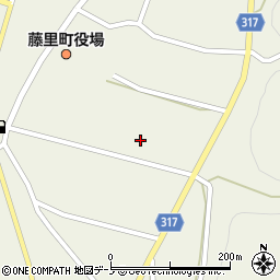 秋田県藤里町（山本郡）藤琴（家の後）周辺の地図