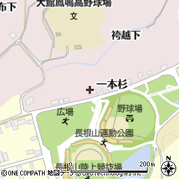 秋田県大館市一本杉37周辺の地図