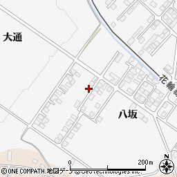秋田県大館市片山八坂24周辺の地図