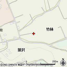 秋田県鹿角市十和田岡田竹林19周辺の地図