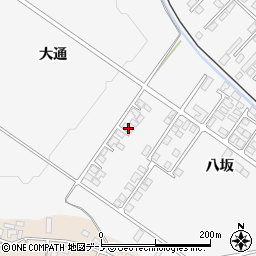 秋田県大館市片山八坂22-4周辺の地図