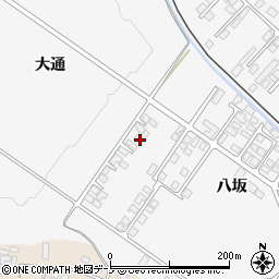 秋田県大館市片山八坂22周辺の地図