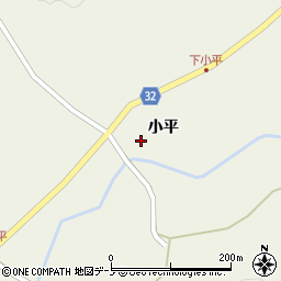 岩手県二戸市上斗米小平43周辺の地図