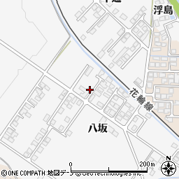 秋田県大館市片山八坂16周辺の地図