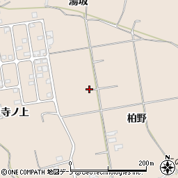 秋田県鹿角市十和田毛馬内湯坂74周辺の地図