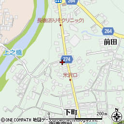 岩手県二戸市福岡田町10周辺の地図