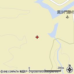 秋田県能代市常盤毘沙門周辺の地図