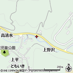 岩手県二戸市福岡上野沢周辺の地図