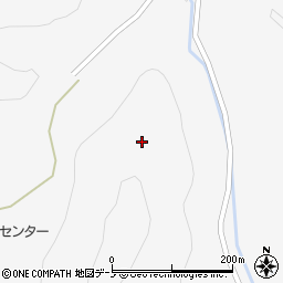 秋田県大館市雪沢又右エ門沢周辺の地図