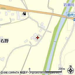 秋田県大館市岩瀬下岩瀬家下周辺の地図