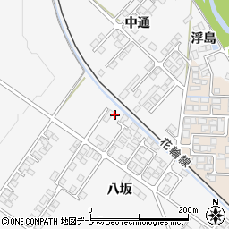 秋田県大館市片山八坂17周辺の地図