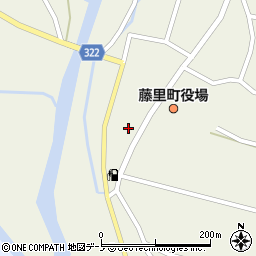 秋田銀行藤里支店周辺の地図