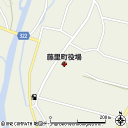 藤里町役場周辺の地図