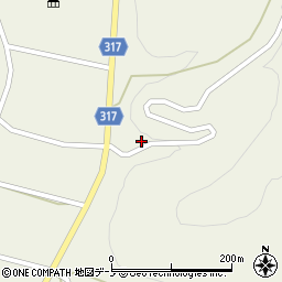 秋田県藤里町（山本郡）藤琴（前平）周辺の地図