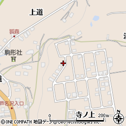 秋田県鹿角市十和田毛馬内寺ノ上33-91周辺の地図