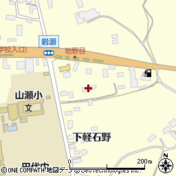 秋田県大館市岩瀬上軽石野10周辺の地図