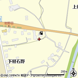 秋田県大館市岩瀬上軽石野3周辺の地図