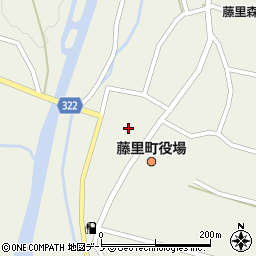 秋田県山本郡藤里町藤琴藤琴周辺の地図
