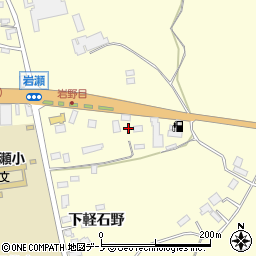 秋田県大館市岩瀬上軽石野7周辺の地図