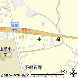 秋田県大館市岩瀬上軽石野14周辺の地図