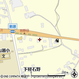 秋田県大館市岩瀬上軽石野16周辺の地図