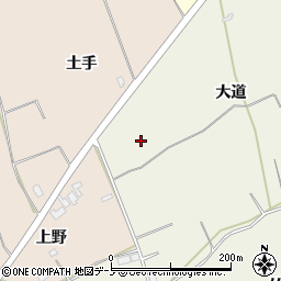 秋田県鹿角市十和田岡田大道15-1周辺の地図