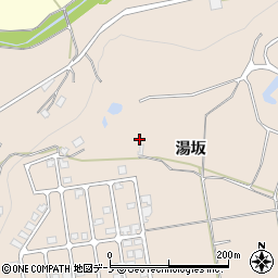 秋田県鹿角市十和田毛馬内湯坂4周辺の地図