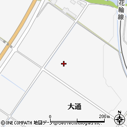 秋田県大館市片山周辺の地図