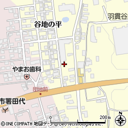 秋田県大館市岩瀬谷地の平周辺の地図
