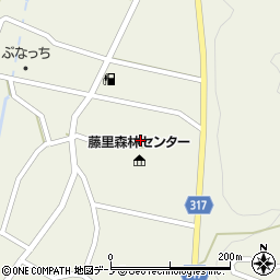 秋田県山本郡藤里町藤琴大関添周辺の地図