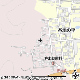 秋田県大館市早口深沢岱34-21周辺の地図