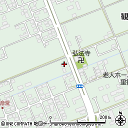 カースタレンタカー大館東店周辺の地図