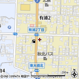 日本ケアサプライ大館ステーション周辺の地図