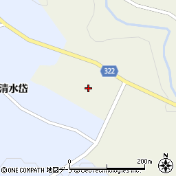 秋田県山本郡藤里町藤琴草苅野周辺の地図