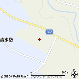 秋田県藤里町（山本郡）藤琴（草苅野）周辺の地図