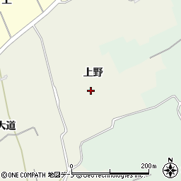 秋田県鹿角市十和田岡田上野周辺の地図